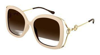 Gucci GG1021S 003 BROWNivory-gold-brown